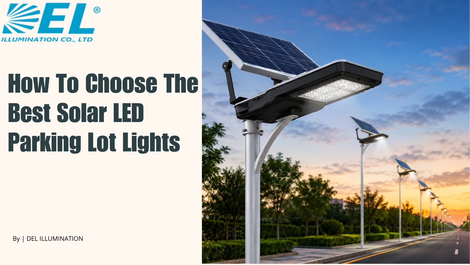 Solar LED Parking Lot Lights
