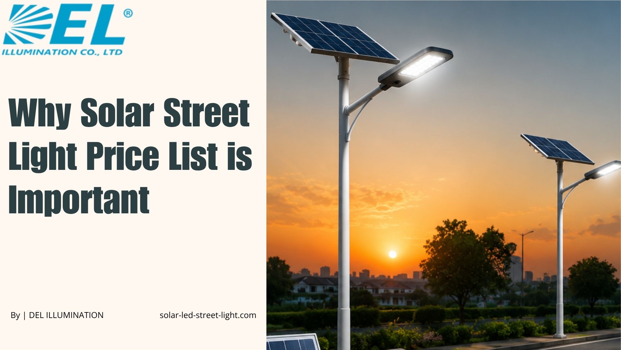 Why Solar Street Light Price List is Important