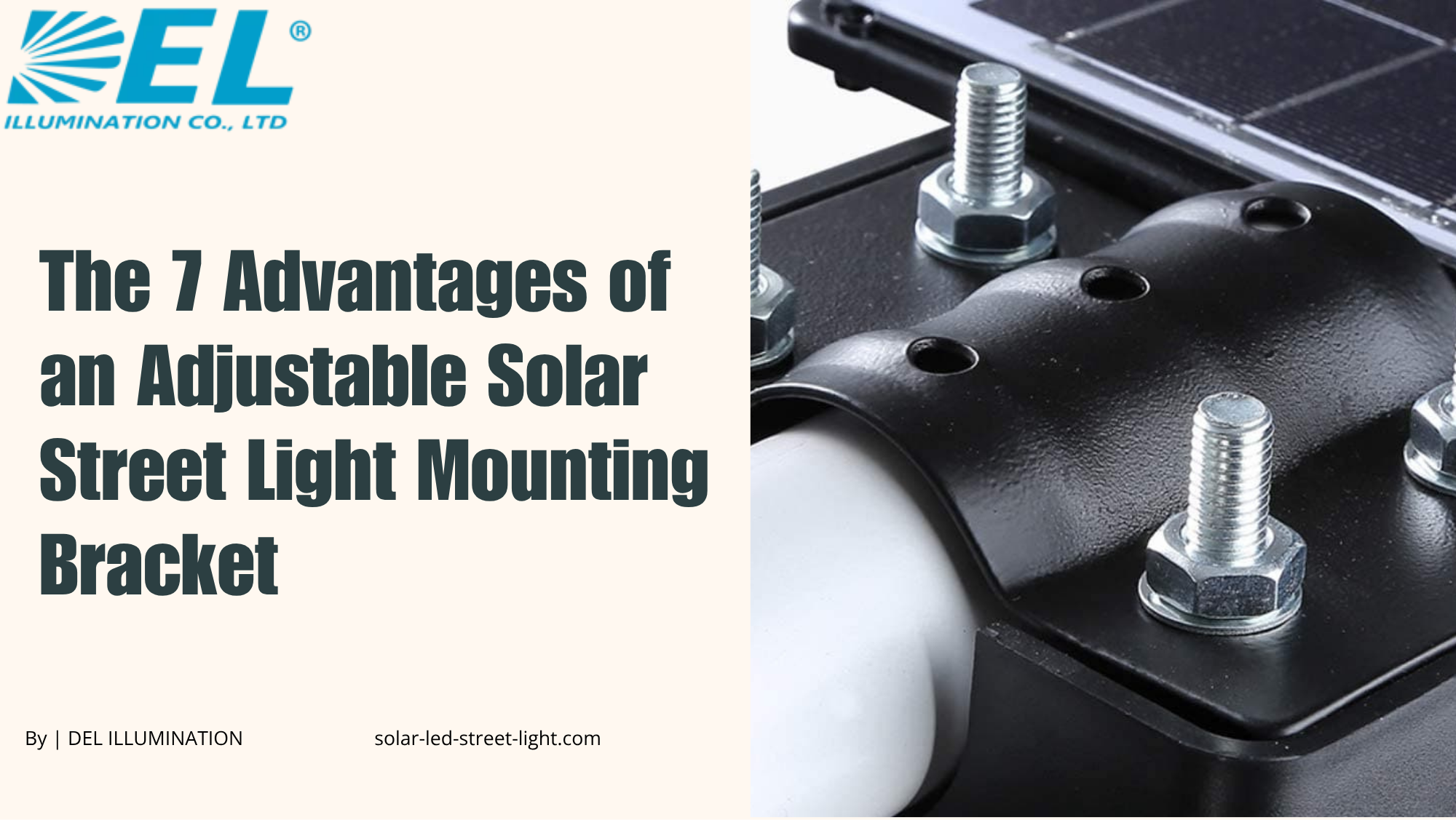 The 7 Advantages Of An Adjustable Solar Street Light Mounting Bracket