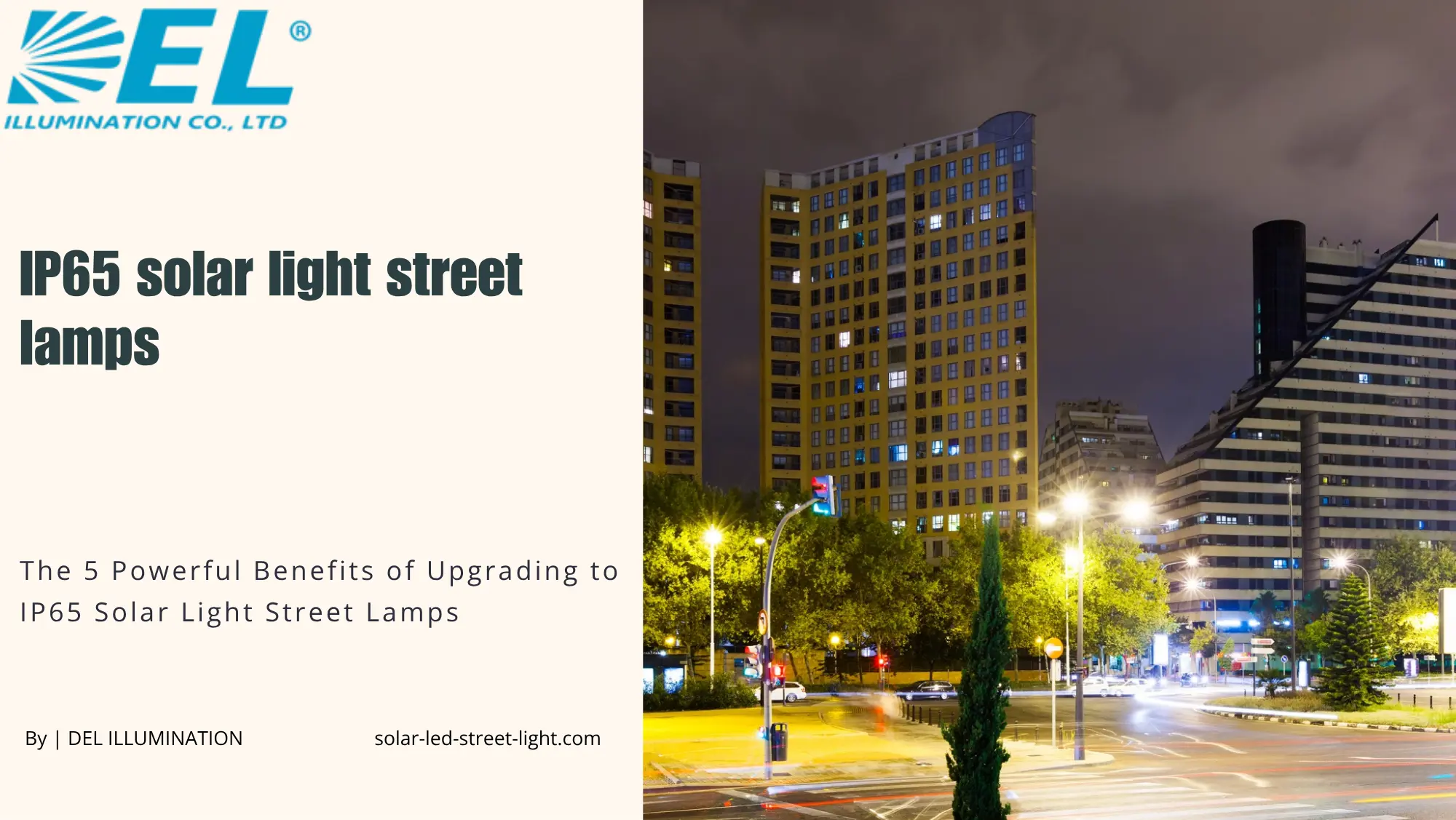 The 5 Powerful Benefits of Upgrading to IP65 Solar Light Street Lamps