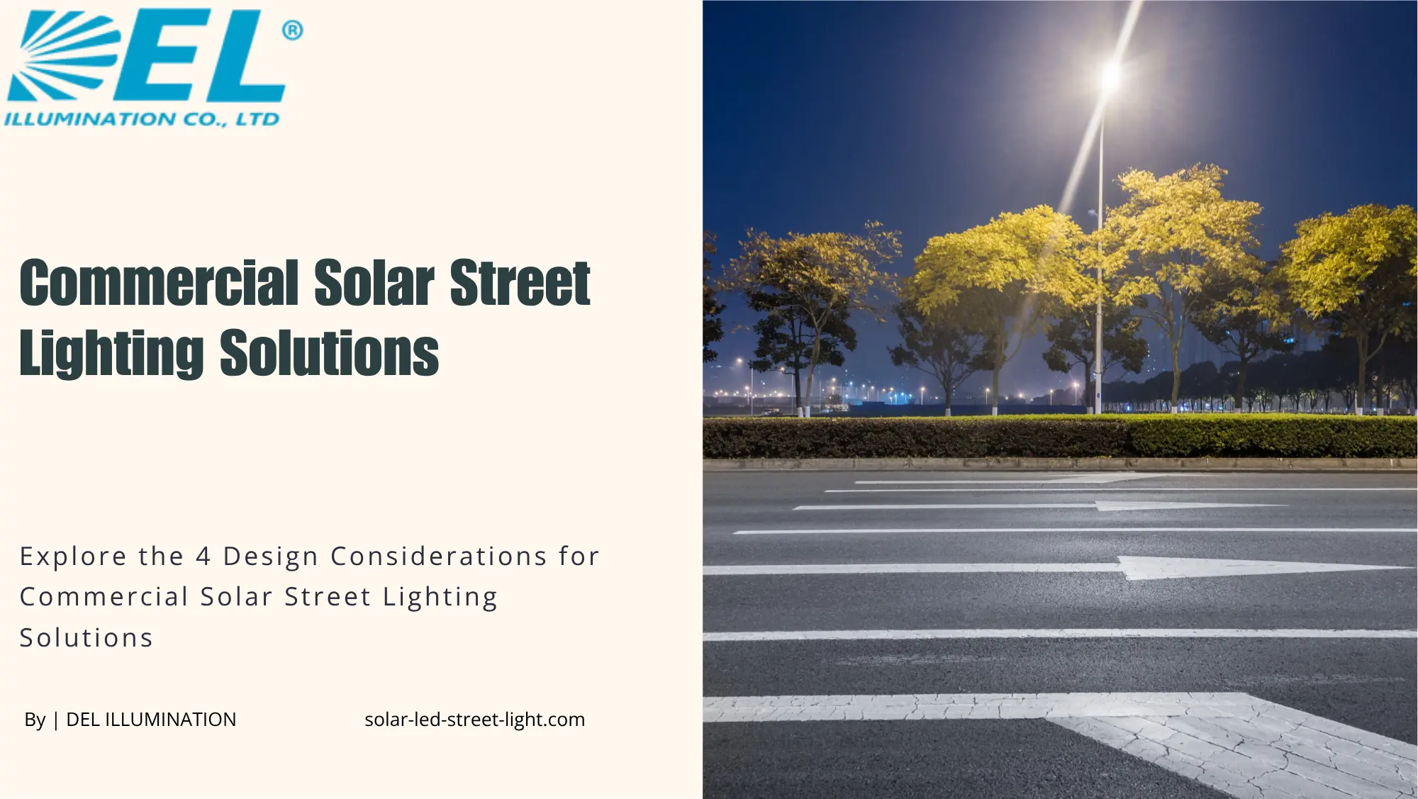 Explore the 4 Design Considerations for Commercial Solar Street Lighting Solutions