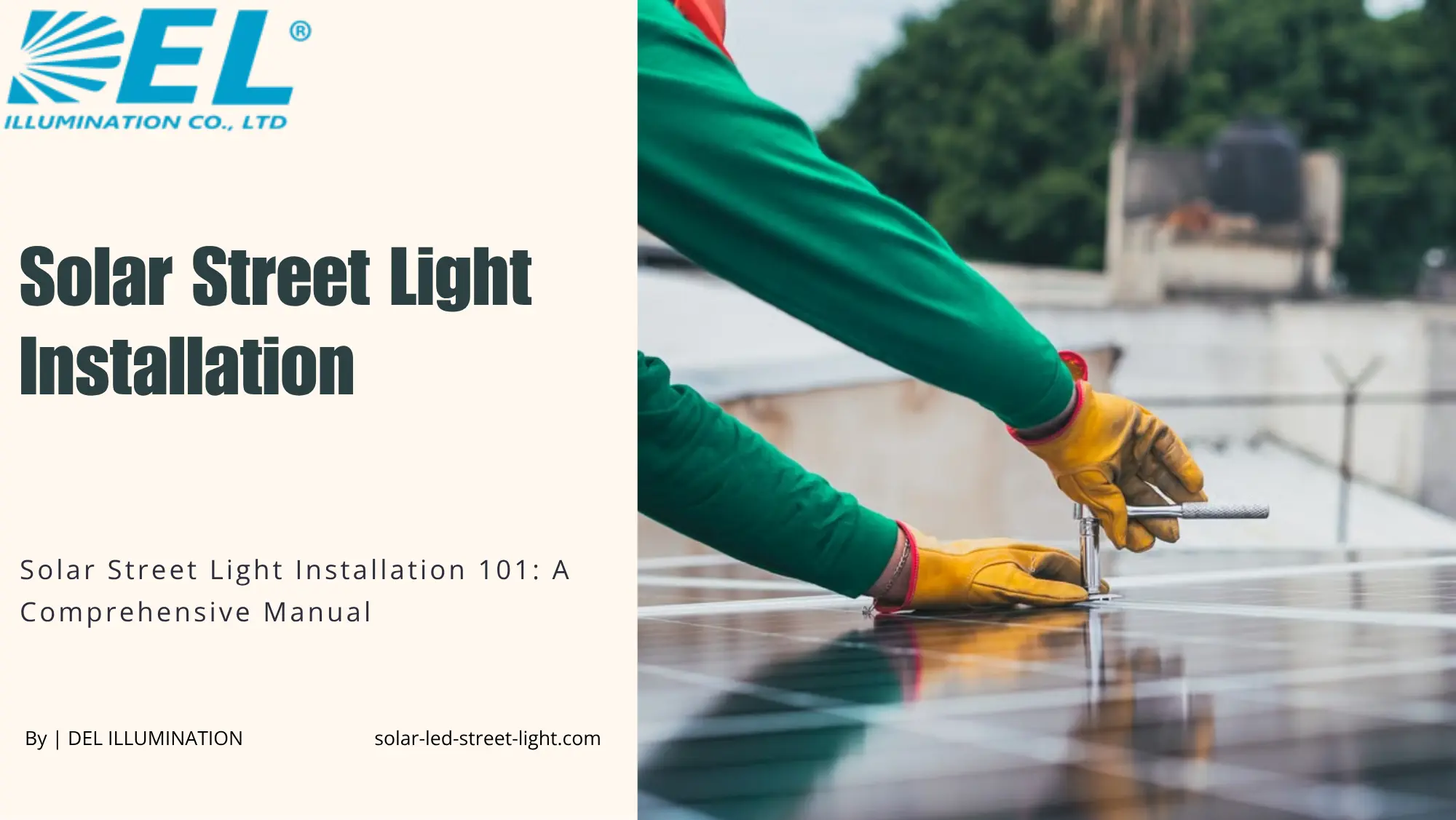Solar Street Light Installation