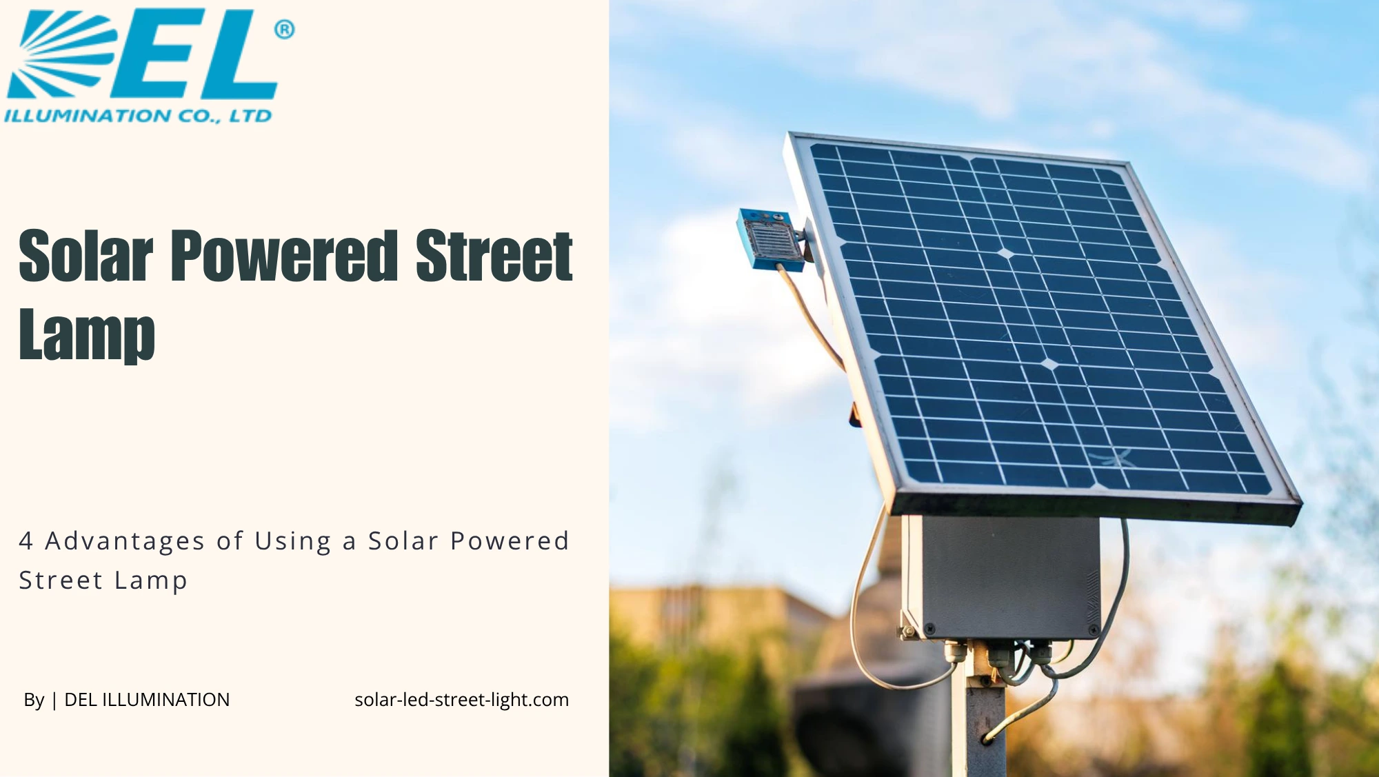Solar Powered Street Lamp