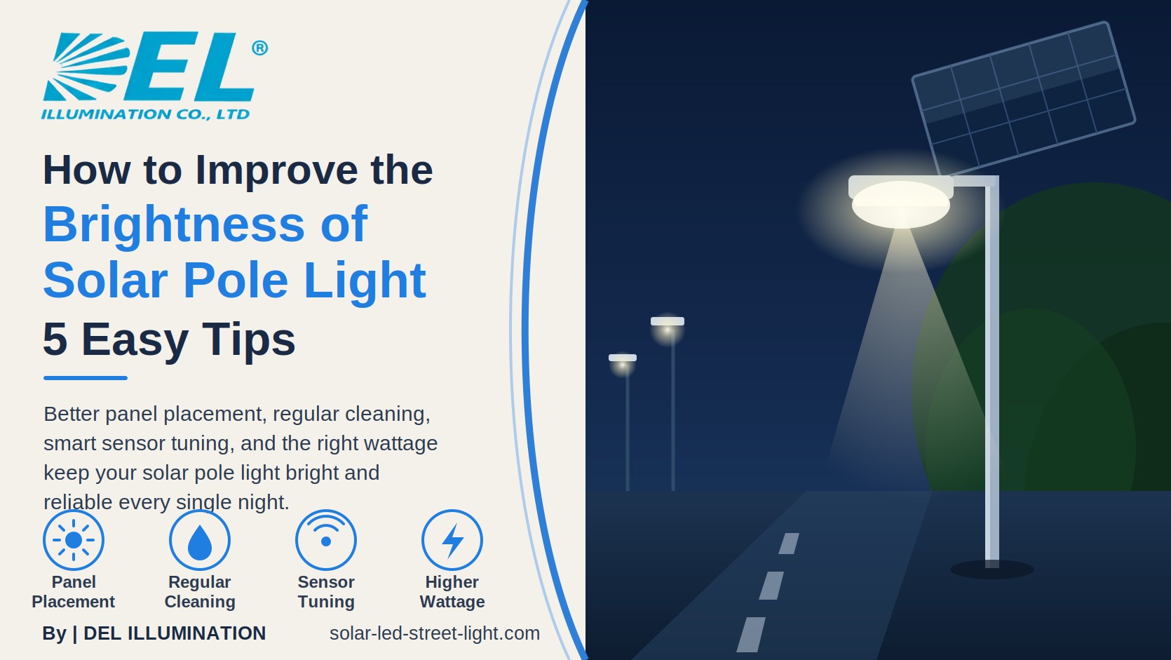 How to Improve the Brightness of Solar Pole Light: 5 Easy Tips