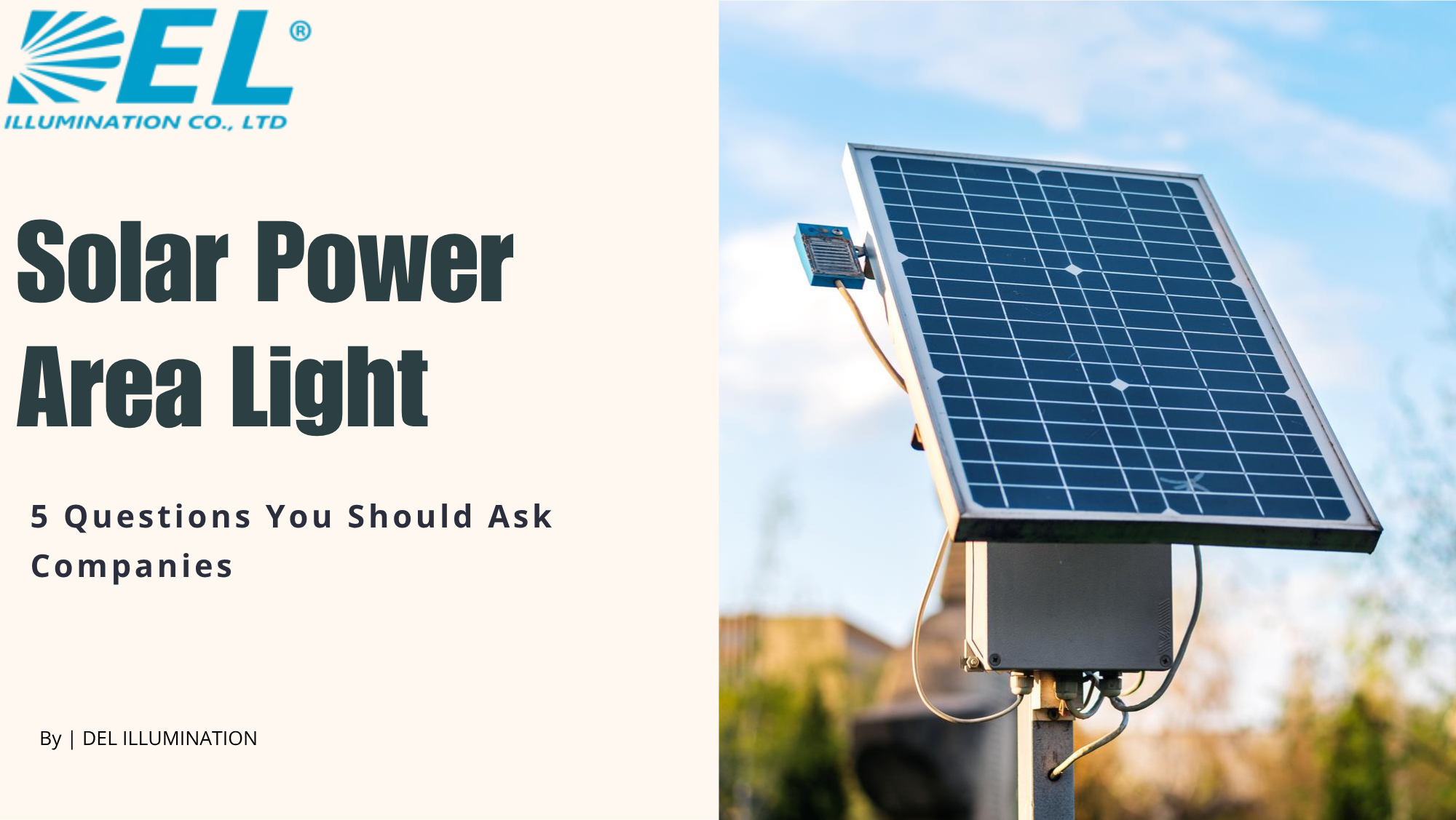 Solar Power Area Light