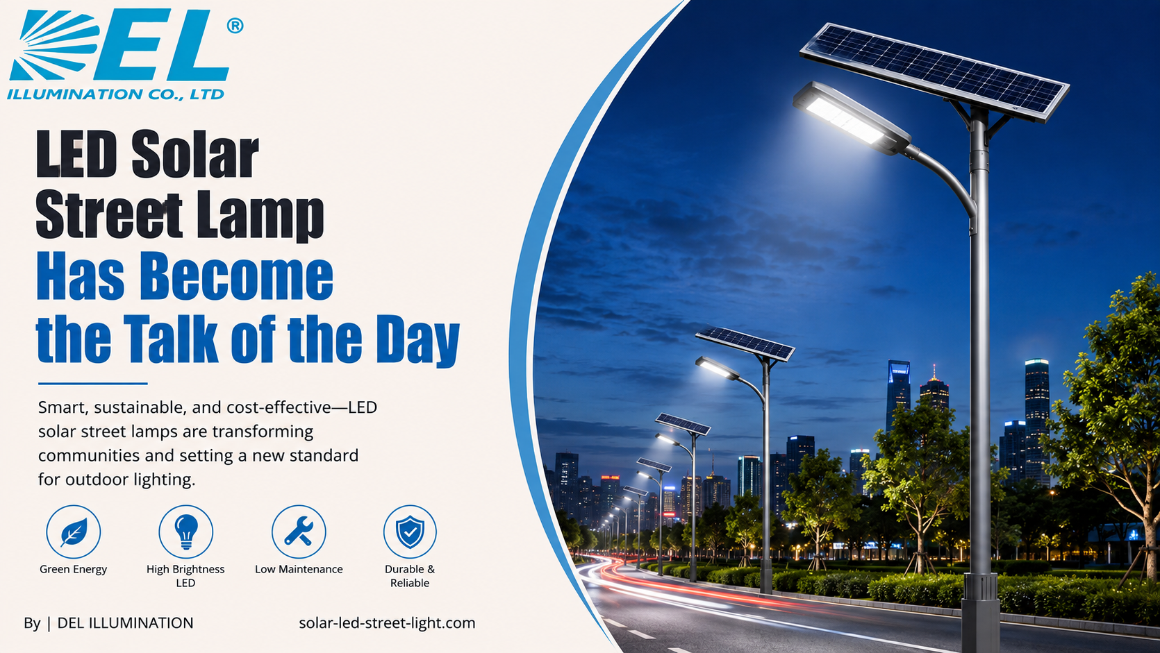 LED Solar Street Lamp Has Become the Talk of the Day