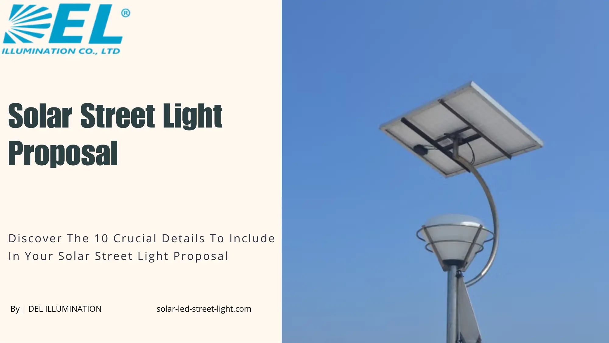 Discover The 10 Crucial Details To Include In Your Solar Street Light Proposal