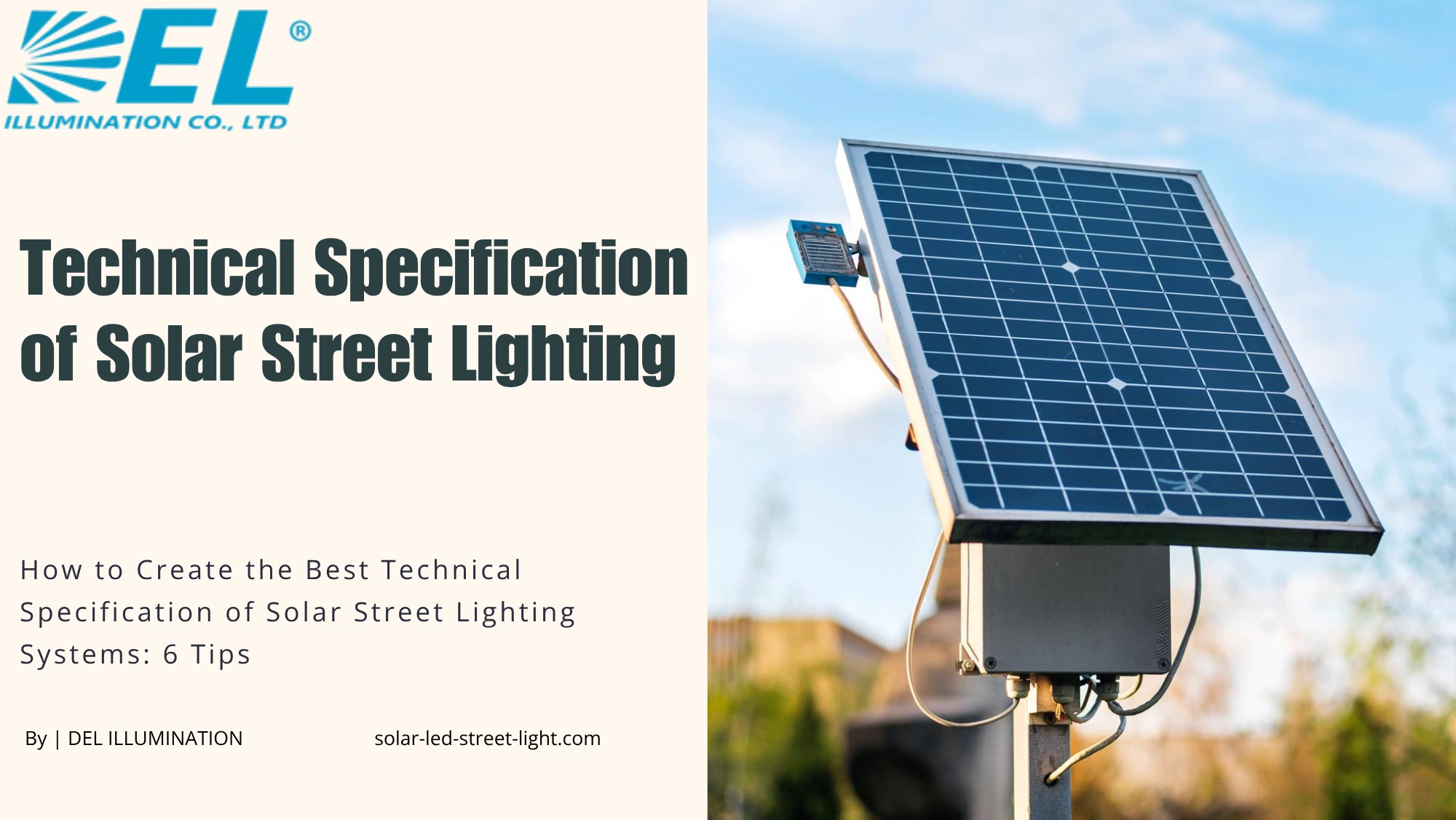 Technical Specification of Solar Street Lighting