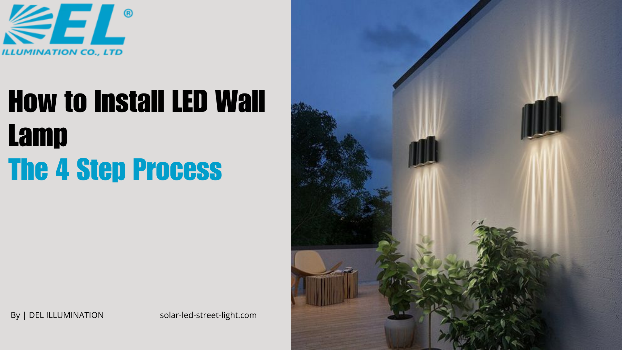 How to Install an LED Wall Lamp: The 4 Step Process