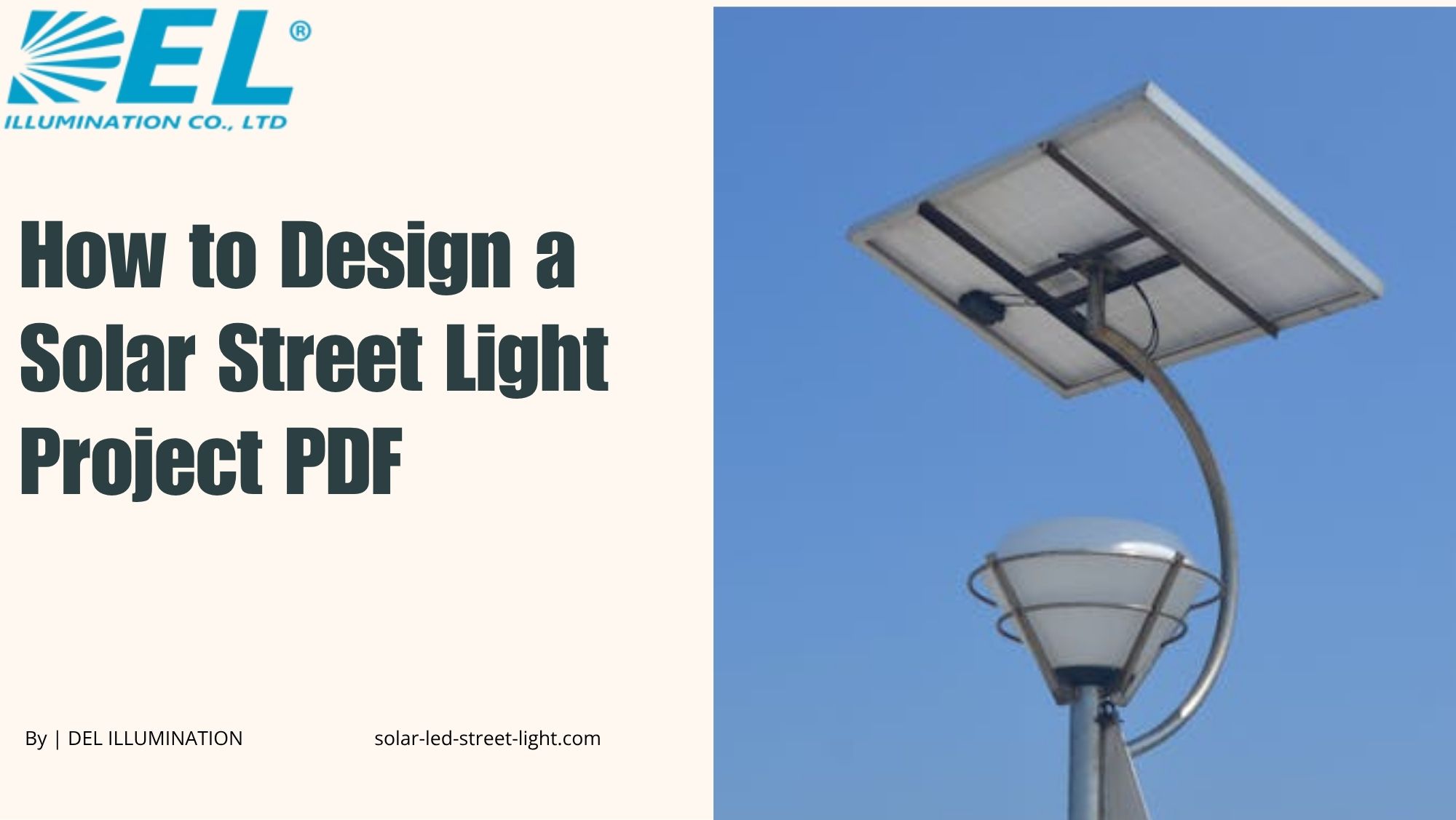 How to Design a Solar Street Light Project PDF