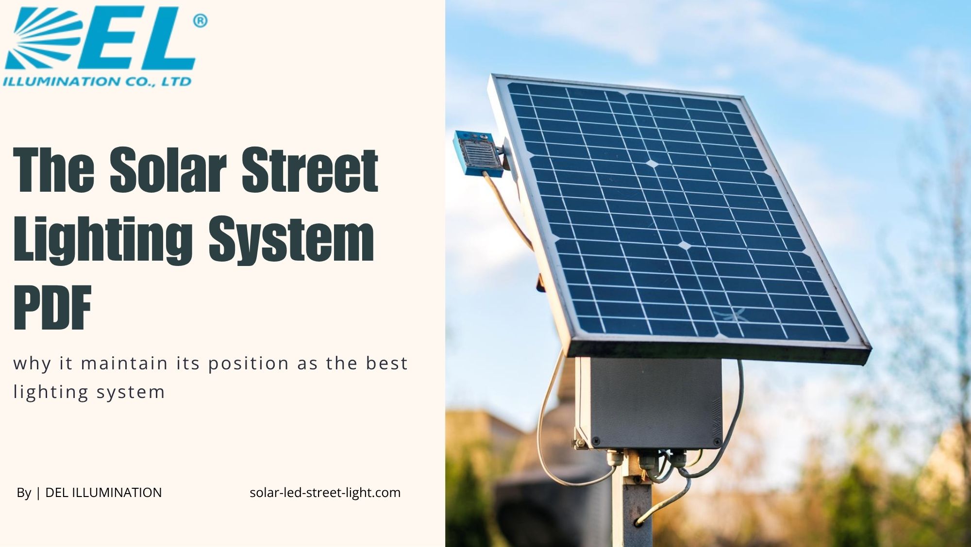 The solar street lighting system pdf: why it maintains its position as the best lighting system