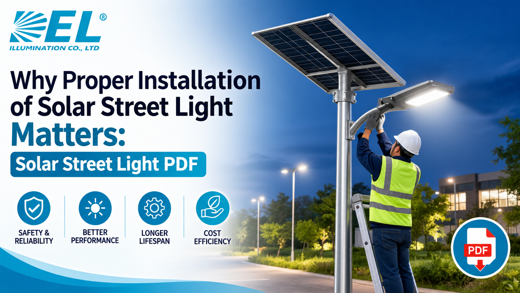 Installation of Solar Street Light