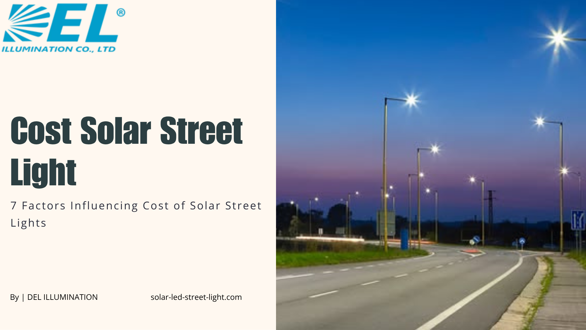 Discover The 7 Factors Influencing The Cost of Solar Street Lights