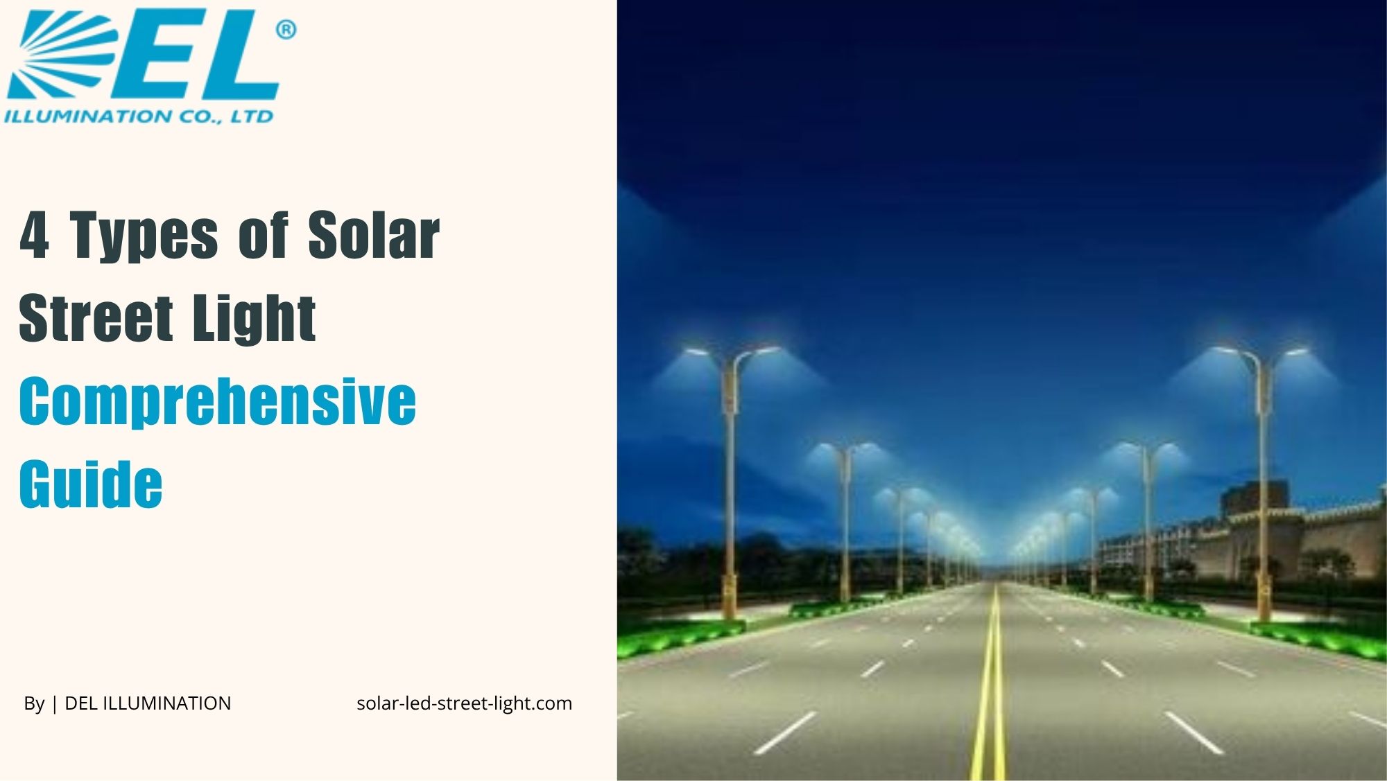 types of solar street light