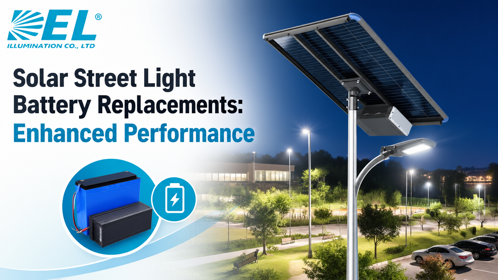 Solar Street Light Battery Replacements