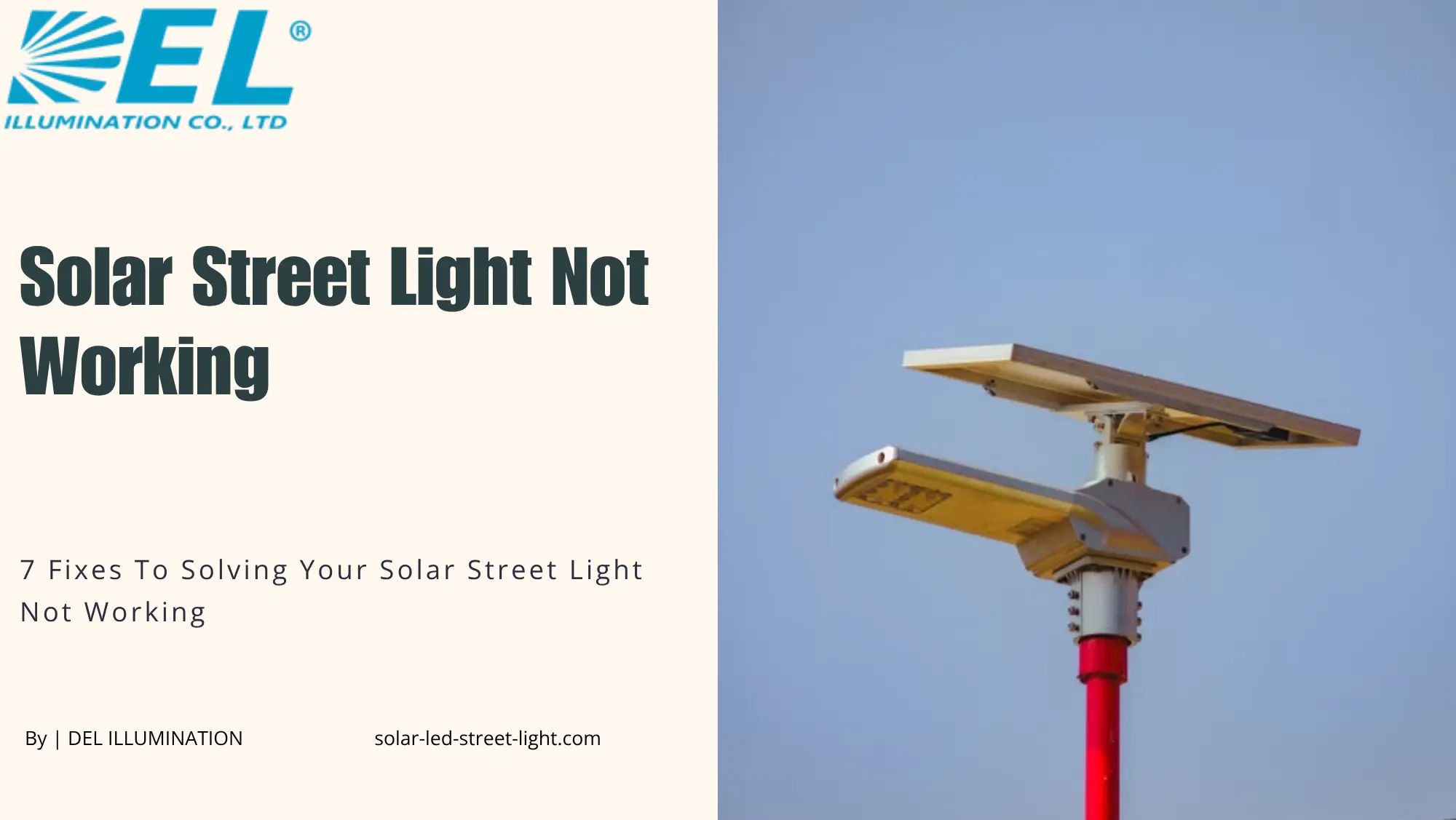 7 Fixes To Solving Your Solar Street Light Not Working