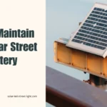 Solar Street Light Battery