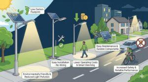 solar induction street light benefits