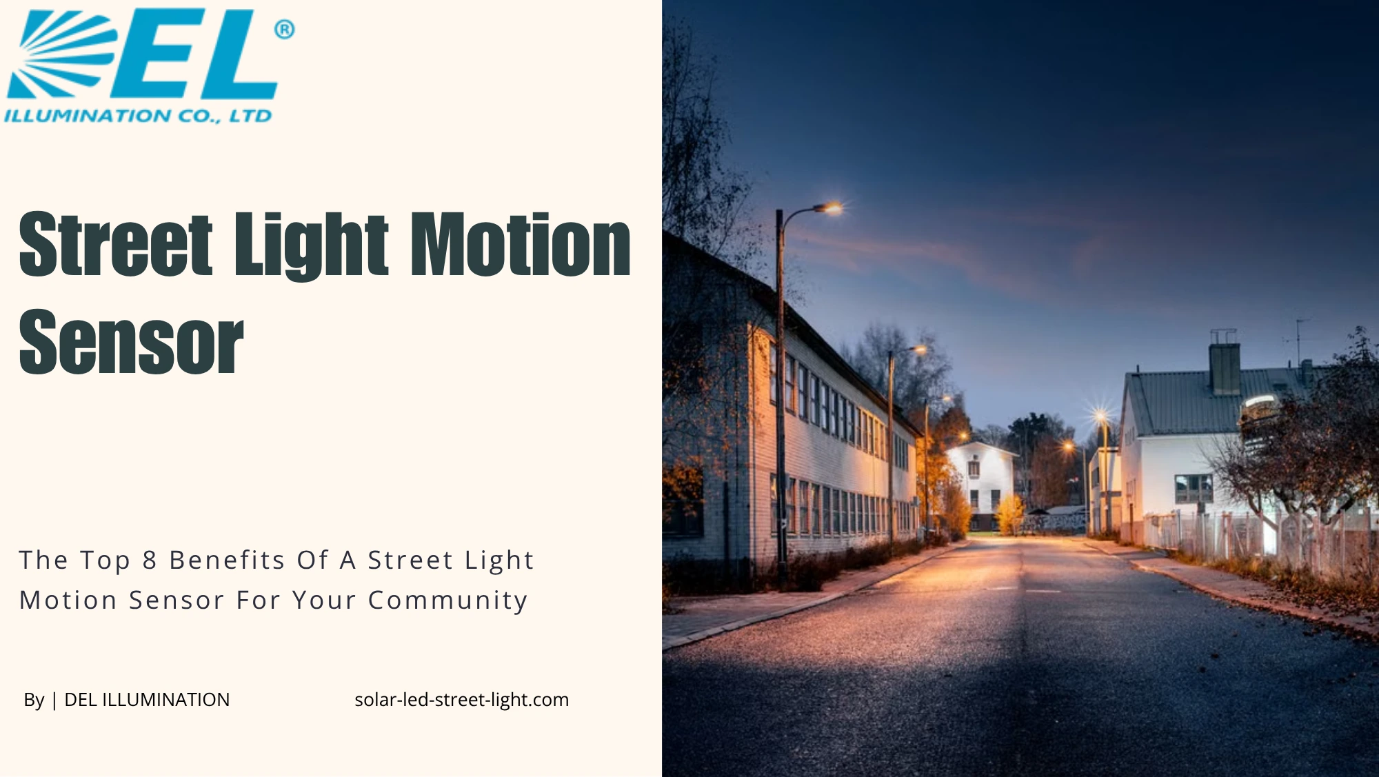 Street Light Motion Sensor