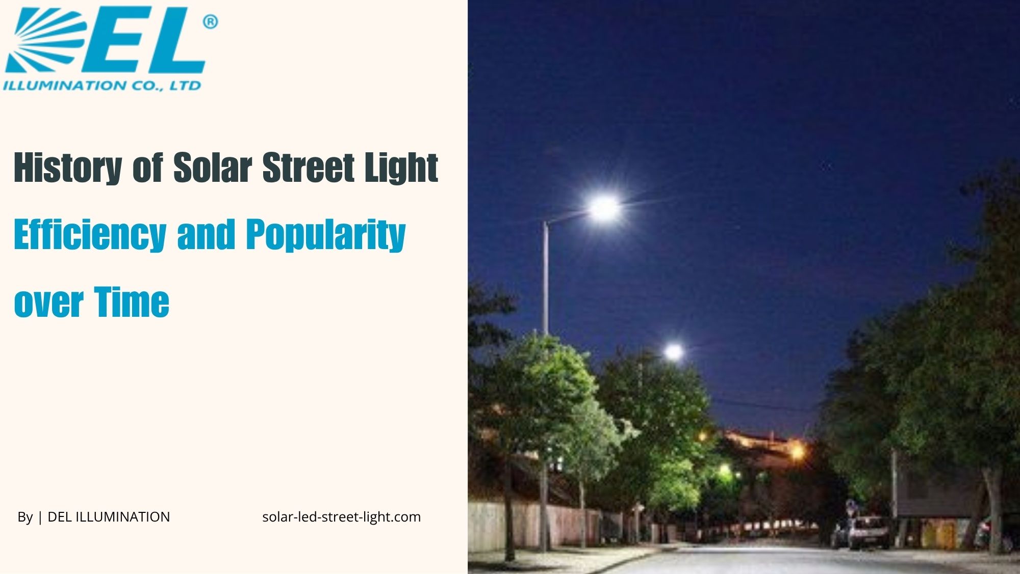 The History of Solar Street Light: Efficiency and Popularity over Time