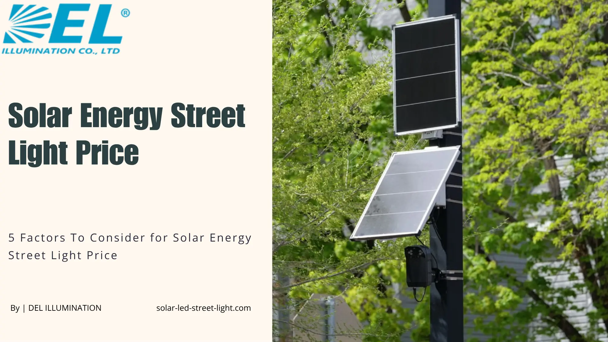 5 Factors To Consider for Solar Energy Street Light Price