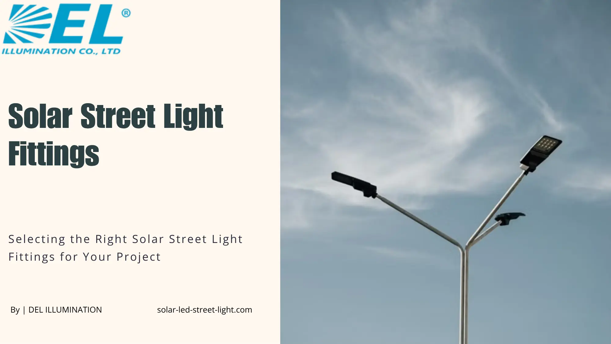 Selecting the Right Solar Street Light Fittings for Your Project