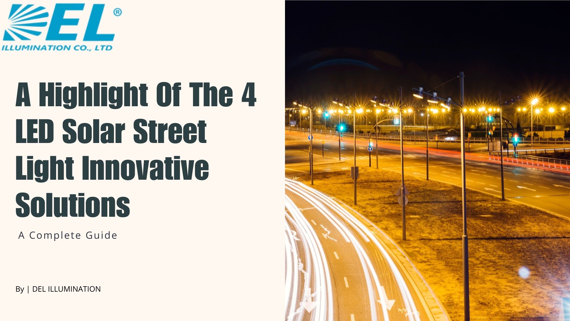 4 LED Solar Street Light Innovative Solutions