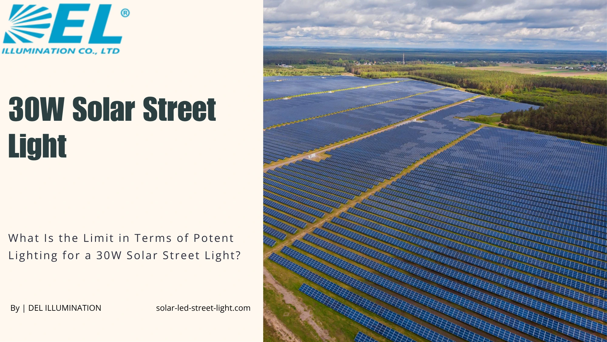30W Solar Street Light