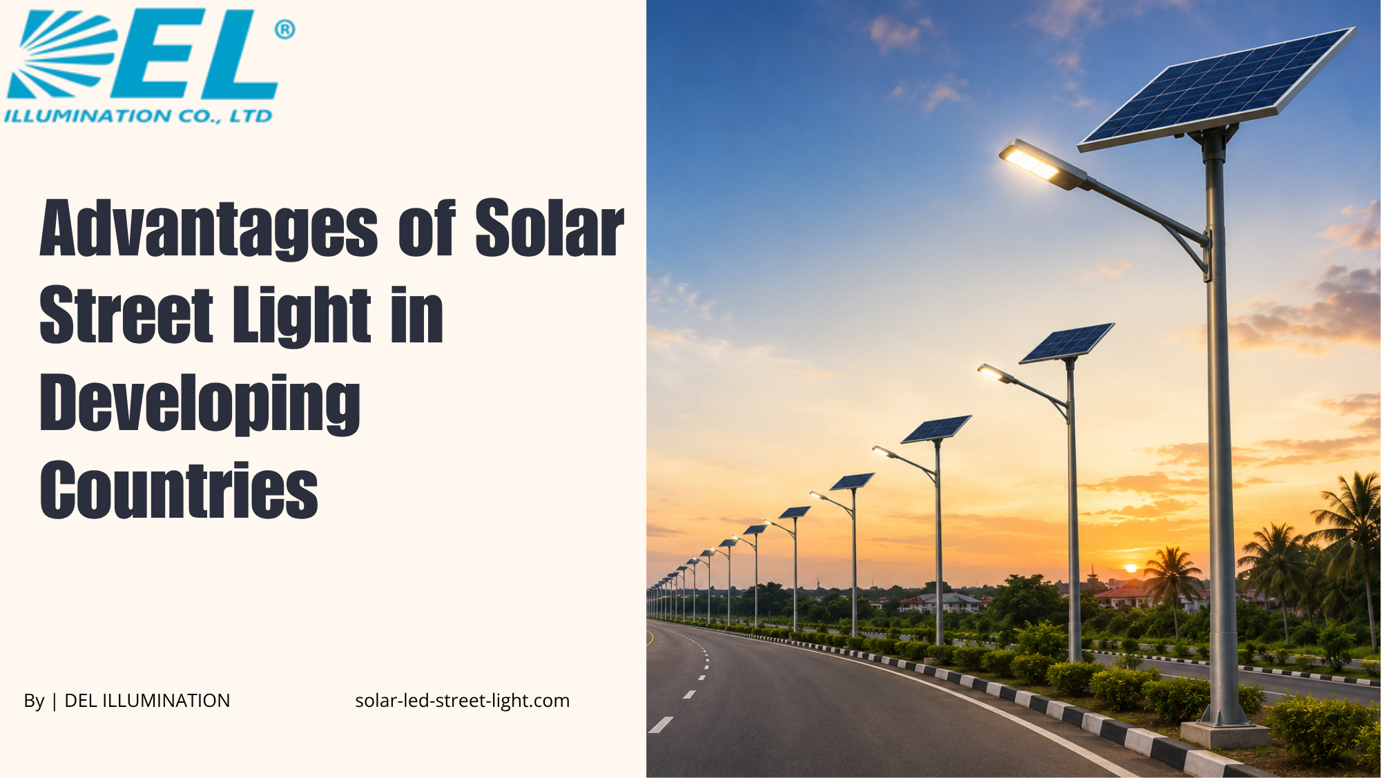 Advantages of Solar Street Light in Developing Countries