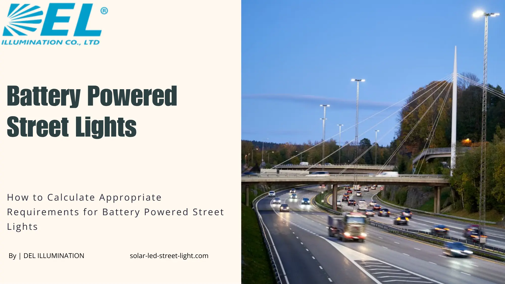 How to Calculate Appropriate Requirements for Battery Powered Street Lights