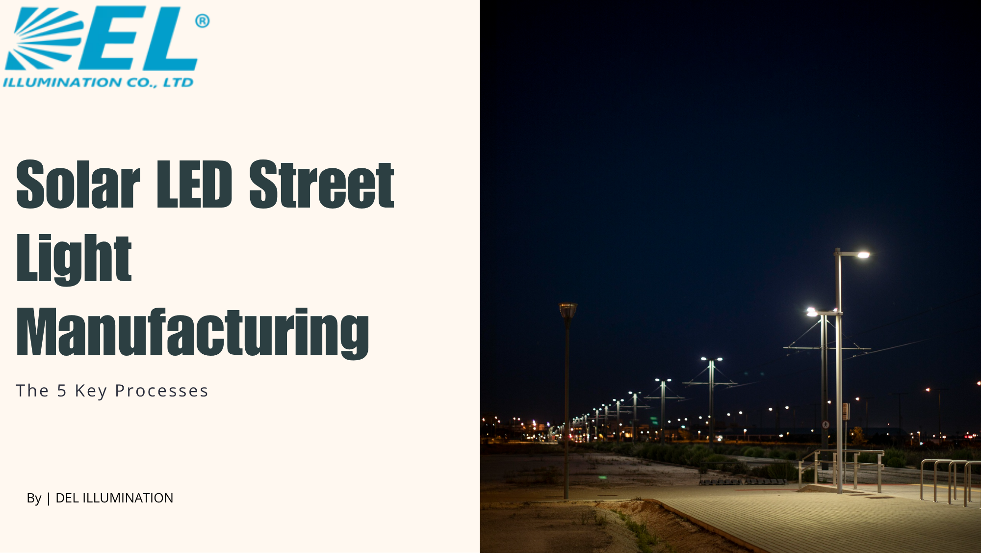 Solar LED Street Light Manufacturing