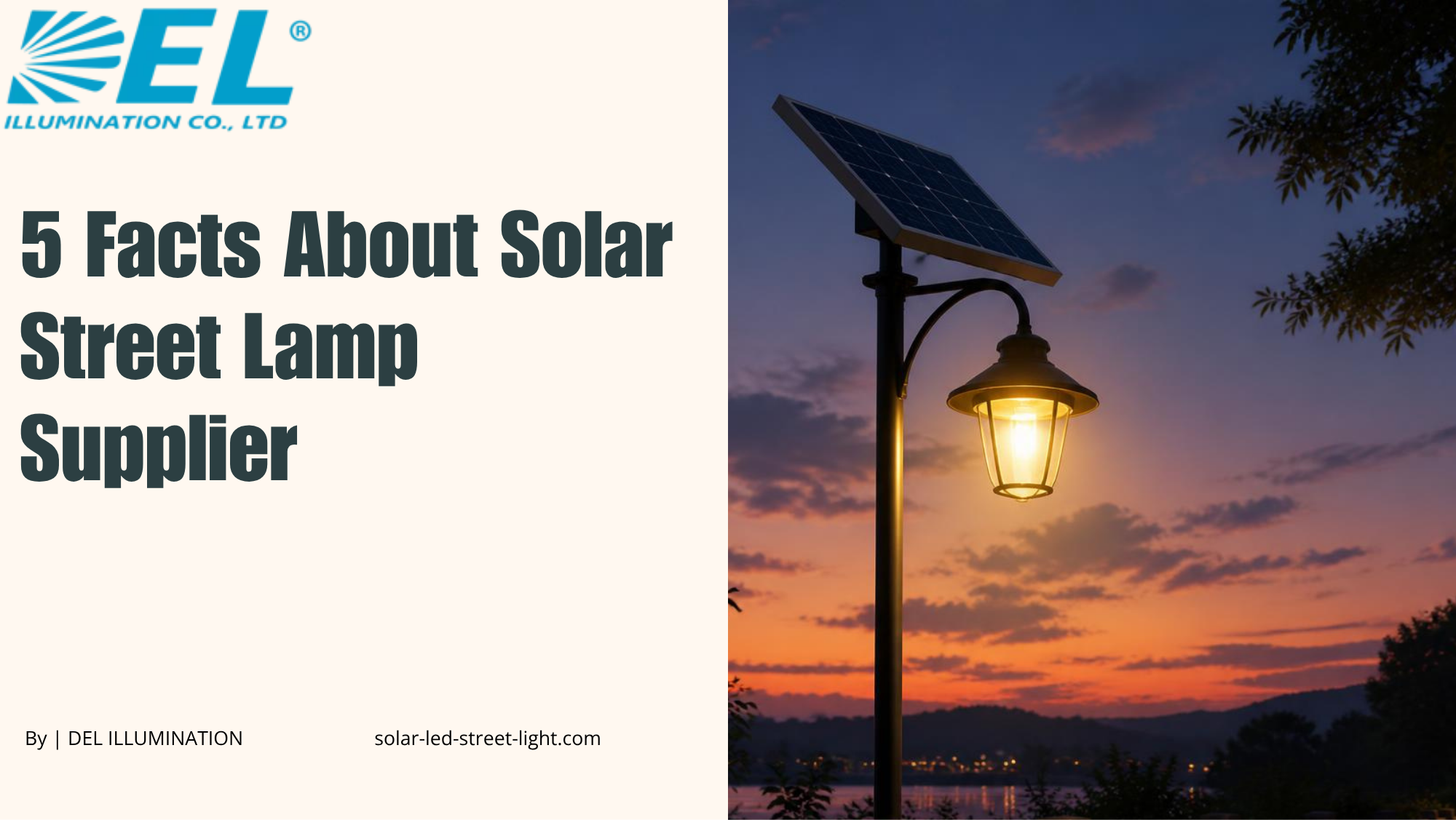 5 Facts About Solar Street Lamp Suppliers You Should Know