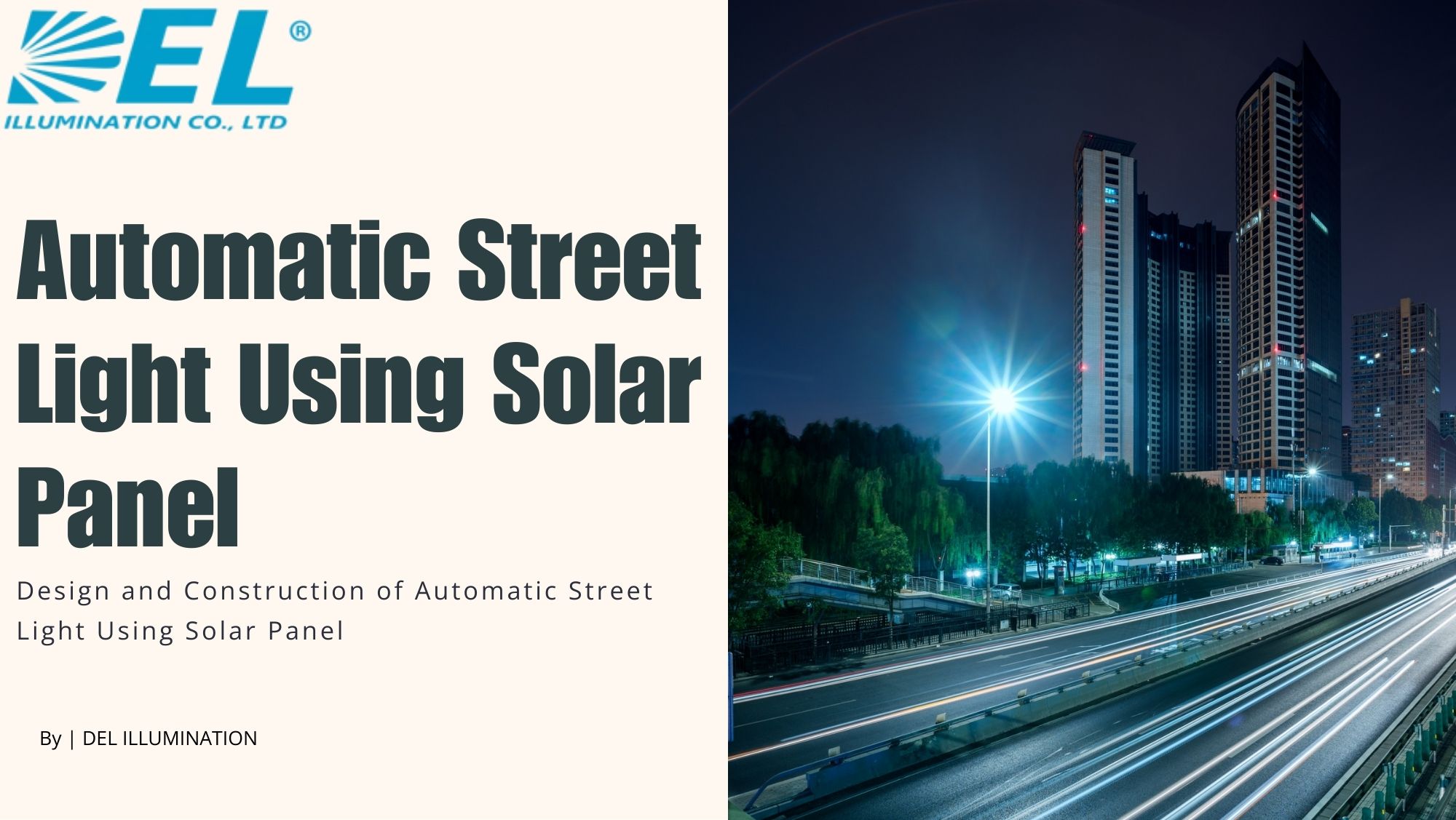Automatic Street Light Using Solar Panel