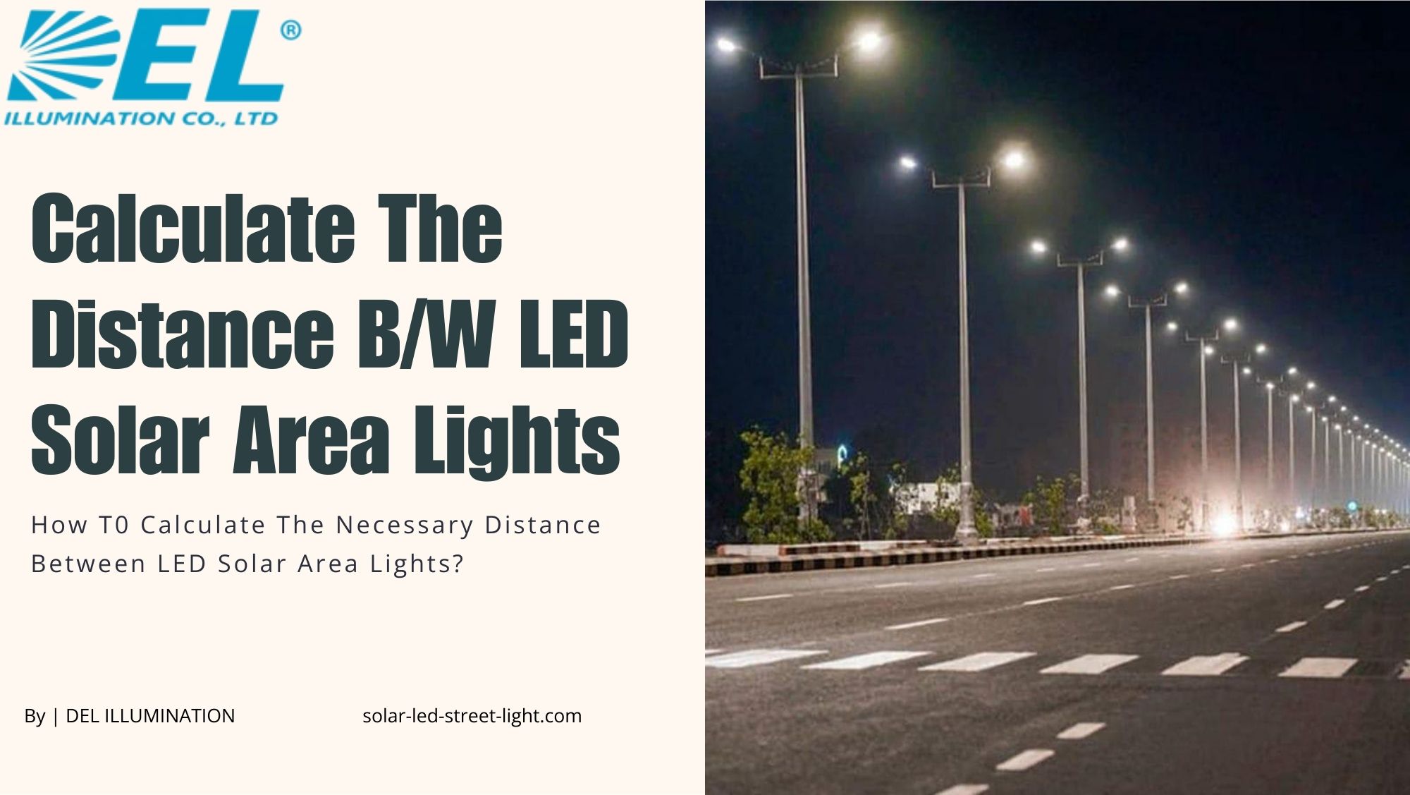 Calculate Distance Between LED Solar Area Lights | Guide
