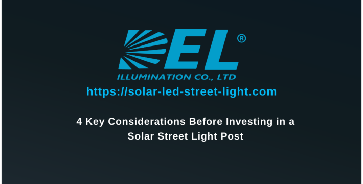 Solar Street Light Post