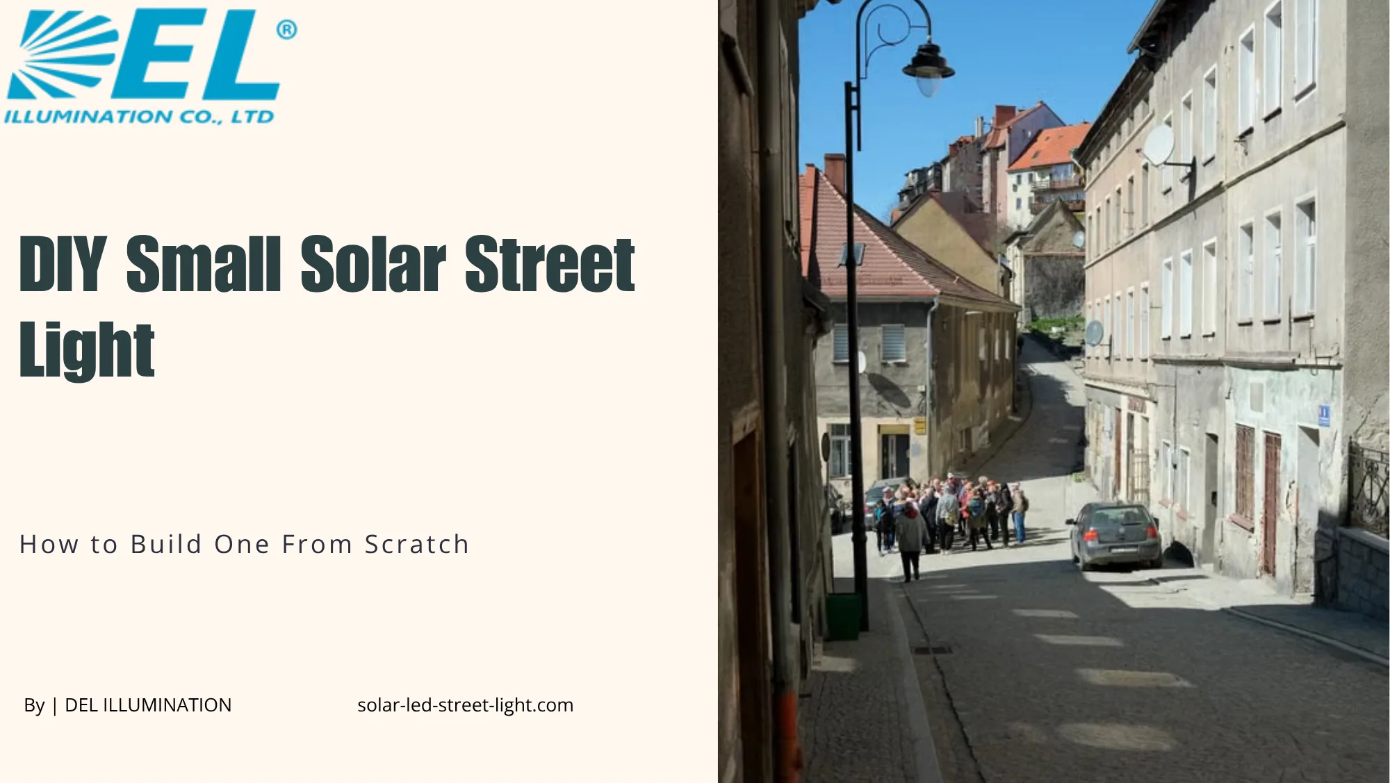 DIY Small Solar Street Light