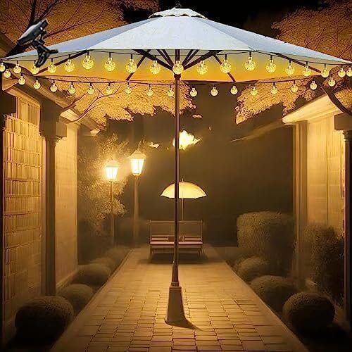 umbrella lights solar