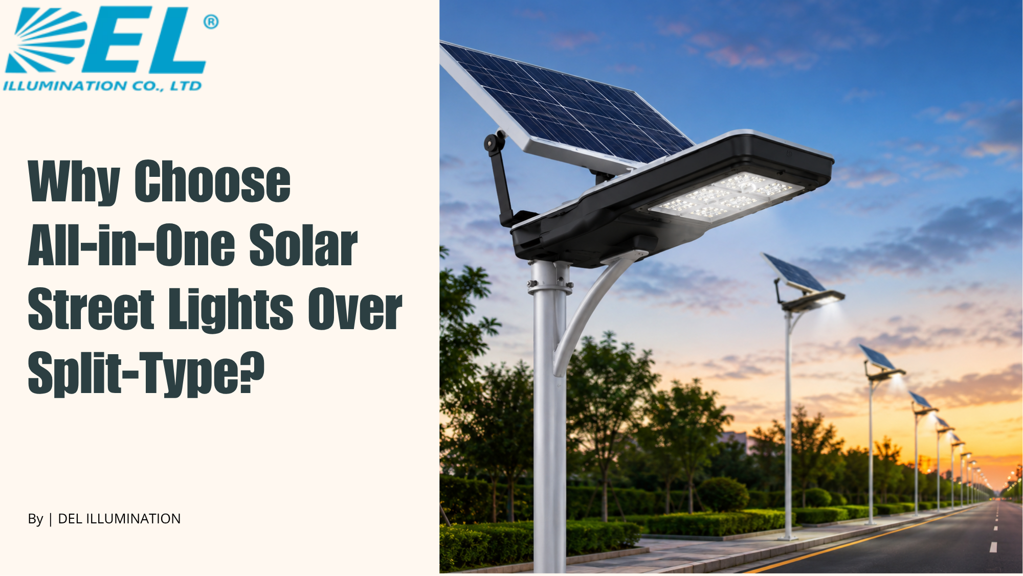 Pourquoi choisir des lampadaires solaires tout-en-un plutôt que des lampadaires divisés&nbsp;?&nbsp;