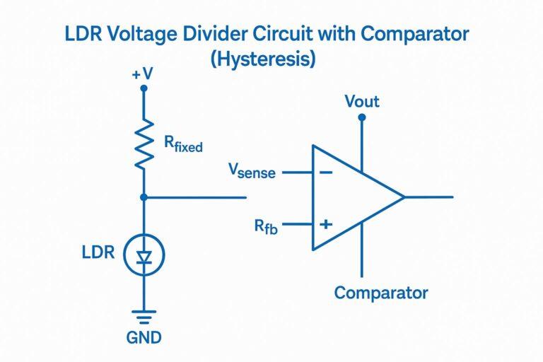 LDR Divider Hysteresis
