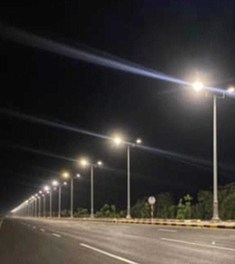 Street light in Nigeria project