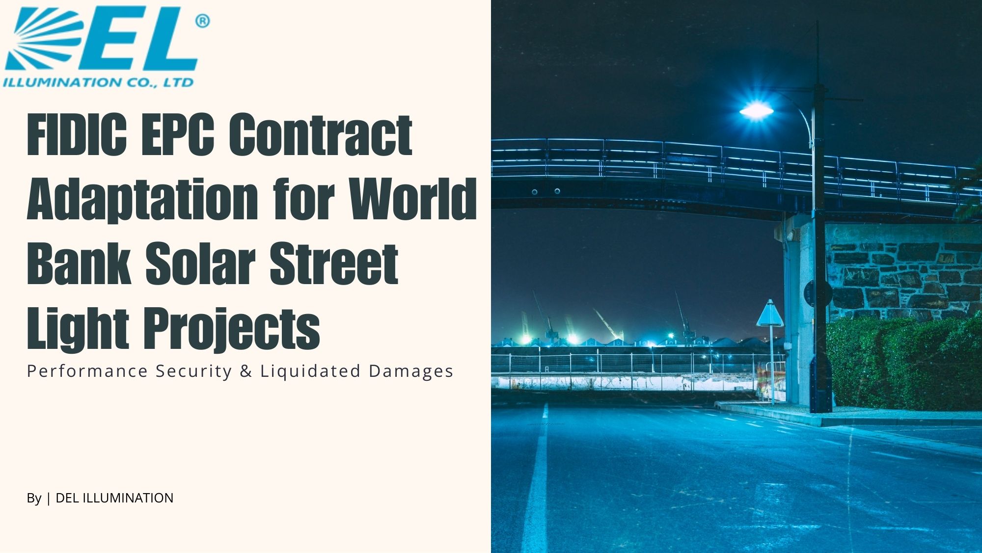 FIDIC EPC contract solar street light