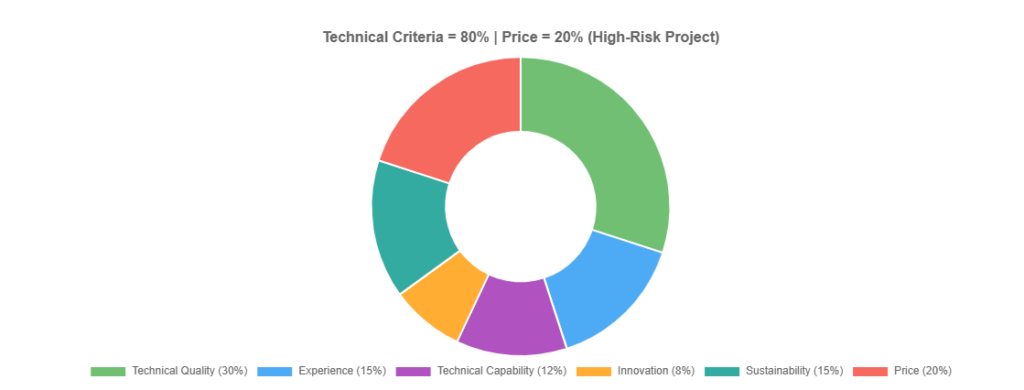 Typical MPC Scoring Distribution (High-Risk Project)