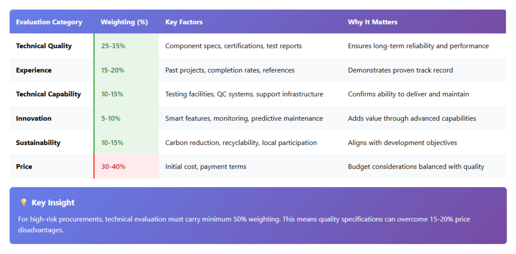 Merit Point Criteria Evaluation Framework