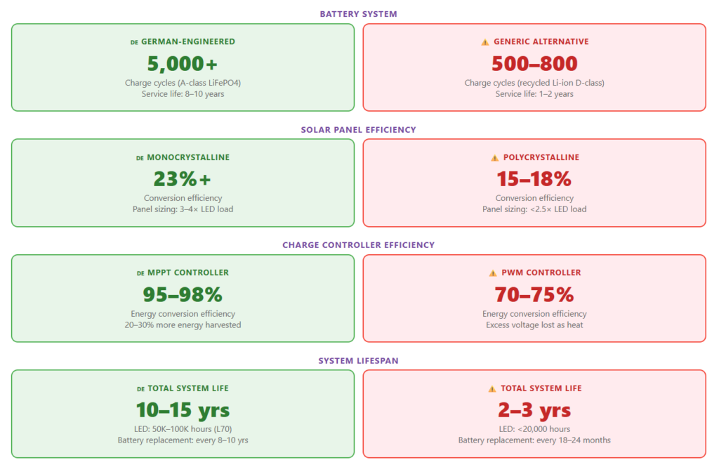 German-Engineered vs Generic