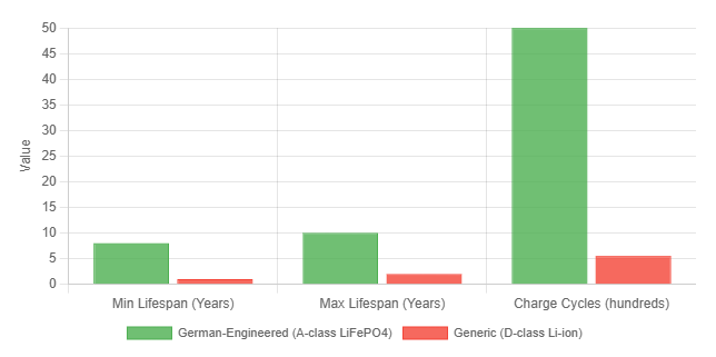 Battery Lifespan: German-Engineered vs Generic