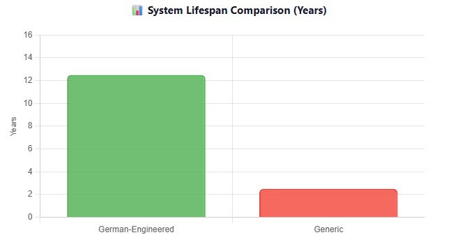 System Lifespan Bar Chart