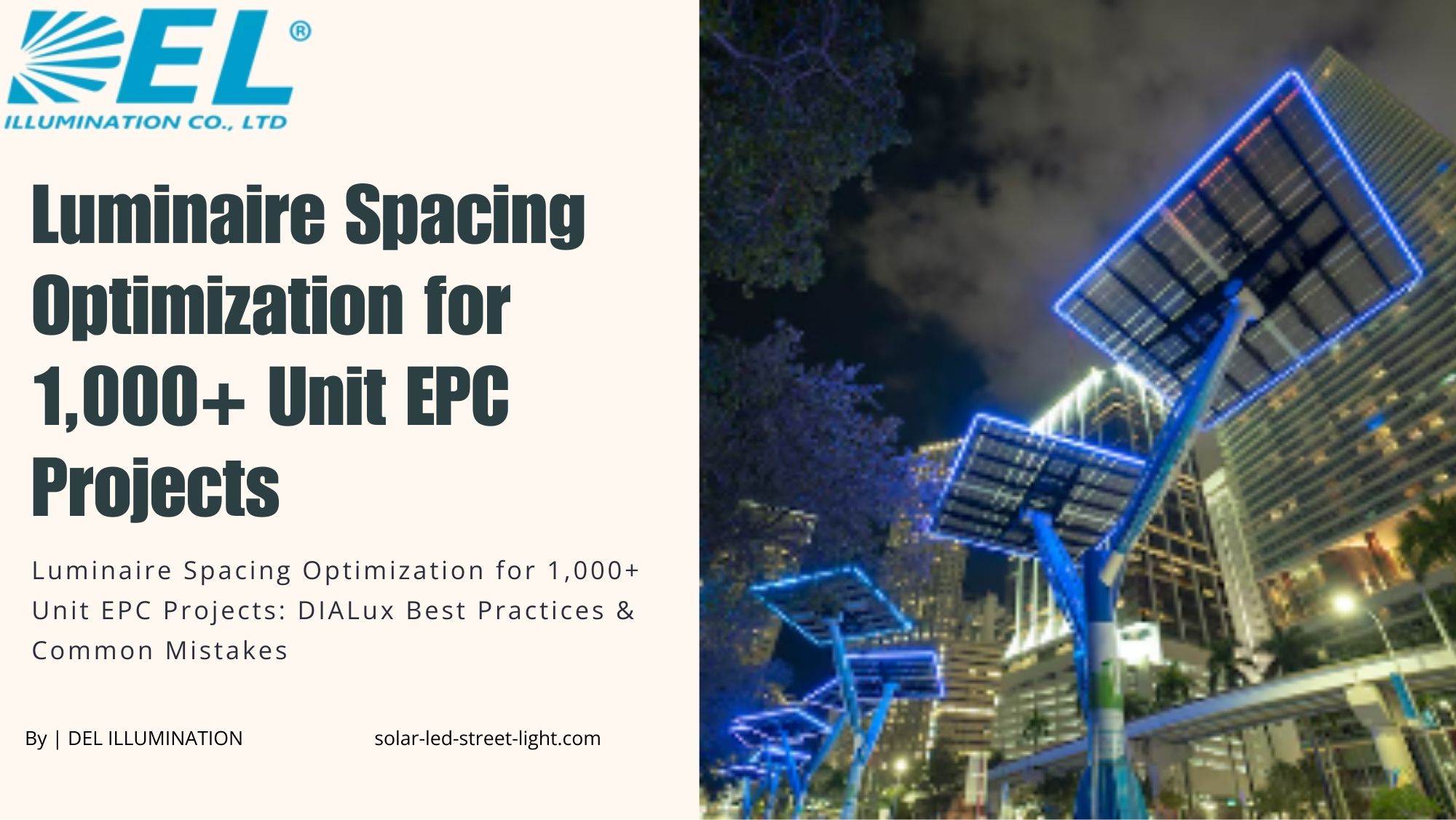 DIALux luminaire spacing optimization