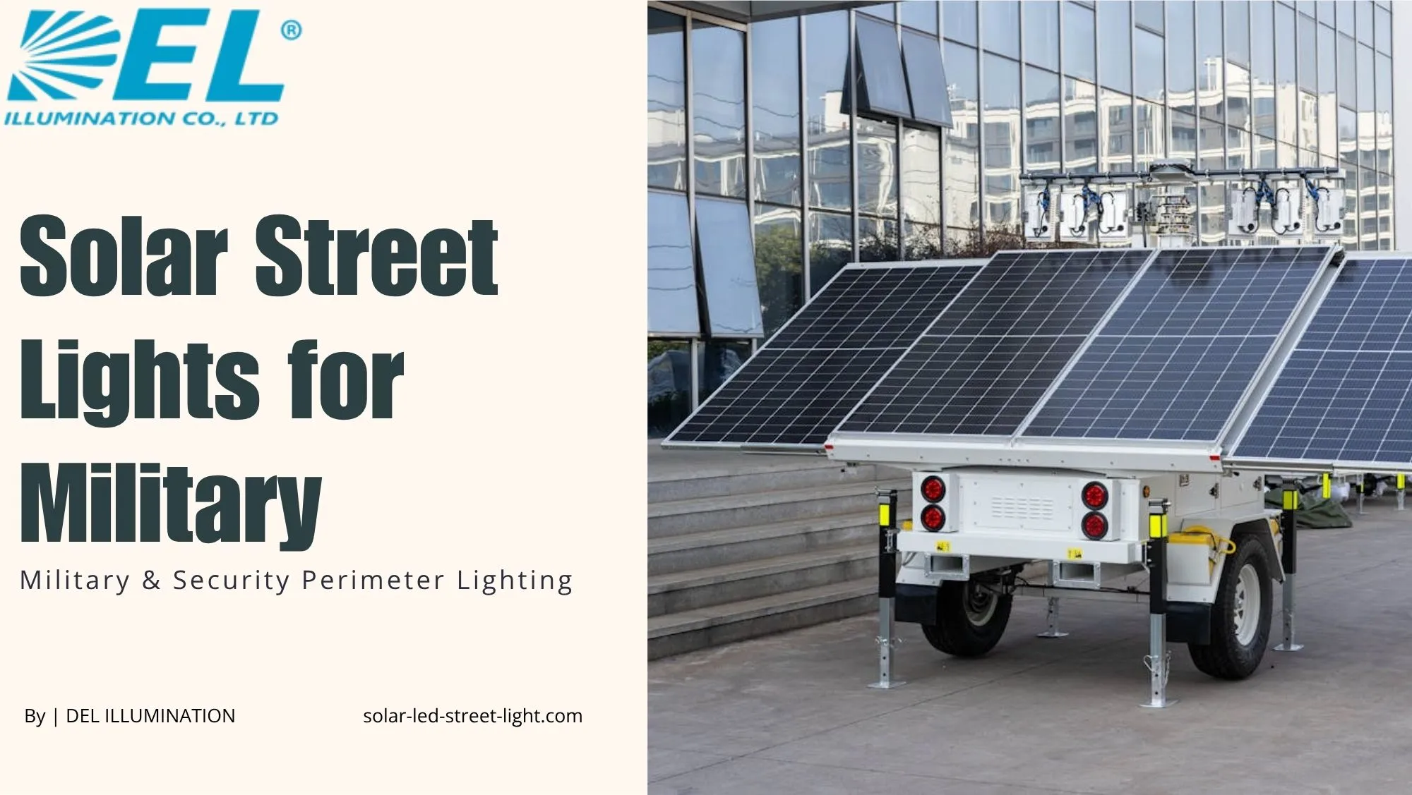 Solar Street Lights for Military