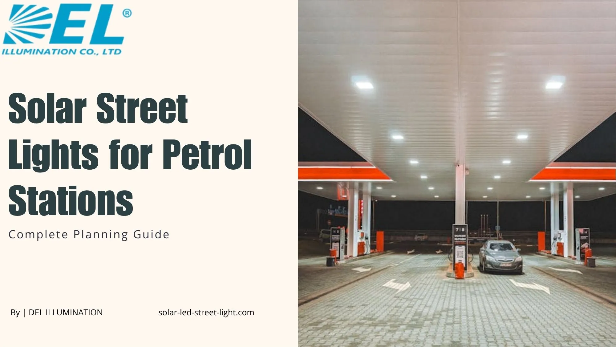 Solar Street Lights for Petrol Stations