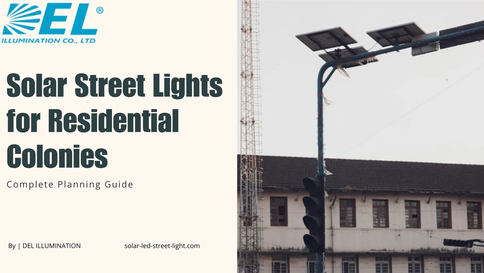 Solar Street Lights for Residential Colonies